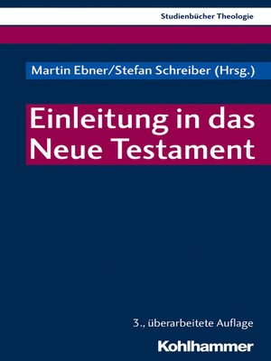 cover image of Einleitung in das Neue Testament